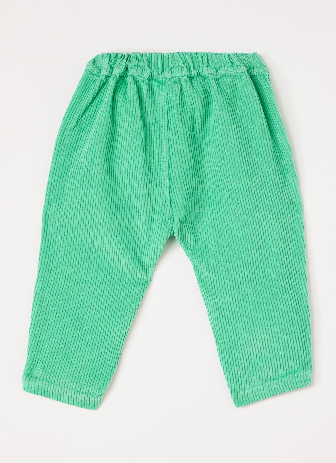 BOBO CHOSES Mush Monsters tapered fit broek van corduroy - voorkant 3 groen