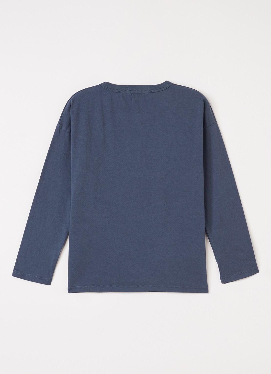 BOBO CHOSES Pixel Abduction longsleeve met print - voorkant 3 indigo