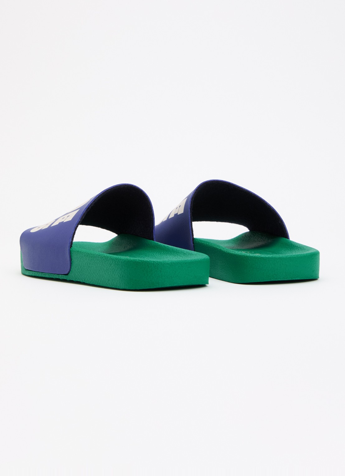 BOBO CHOSES Slipper met logo - achterkant 5 groen