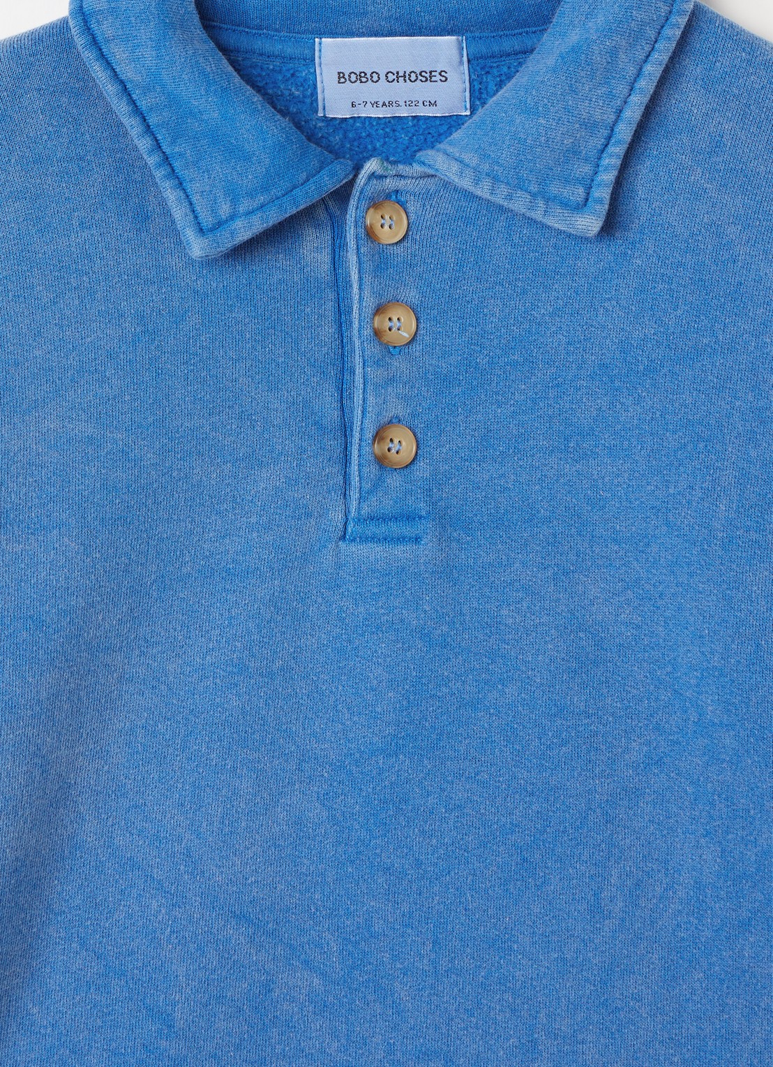 BOBO CHOSES Sweater met polokraag - detail blauw