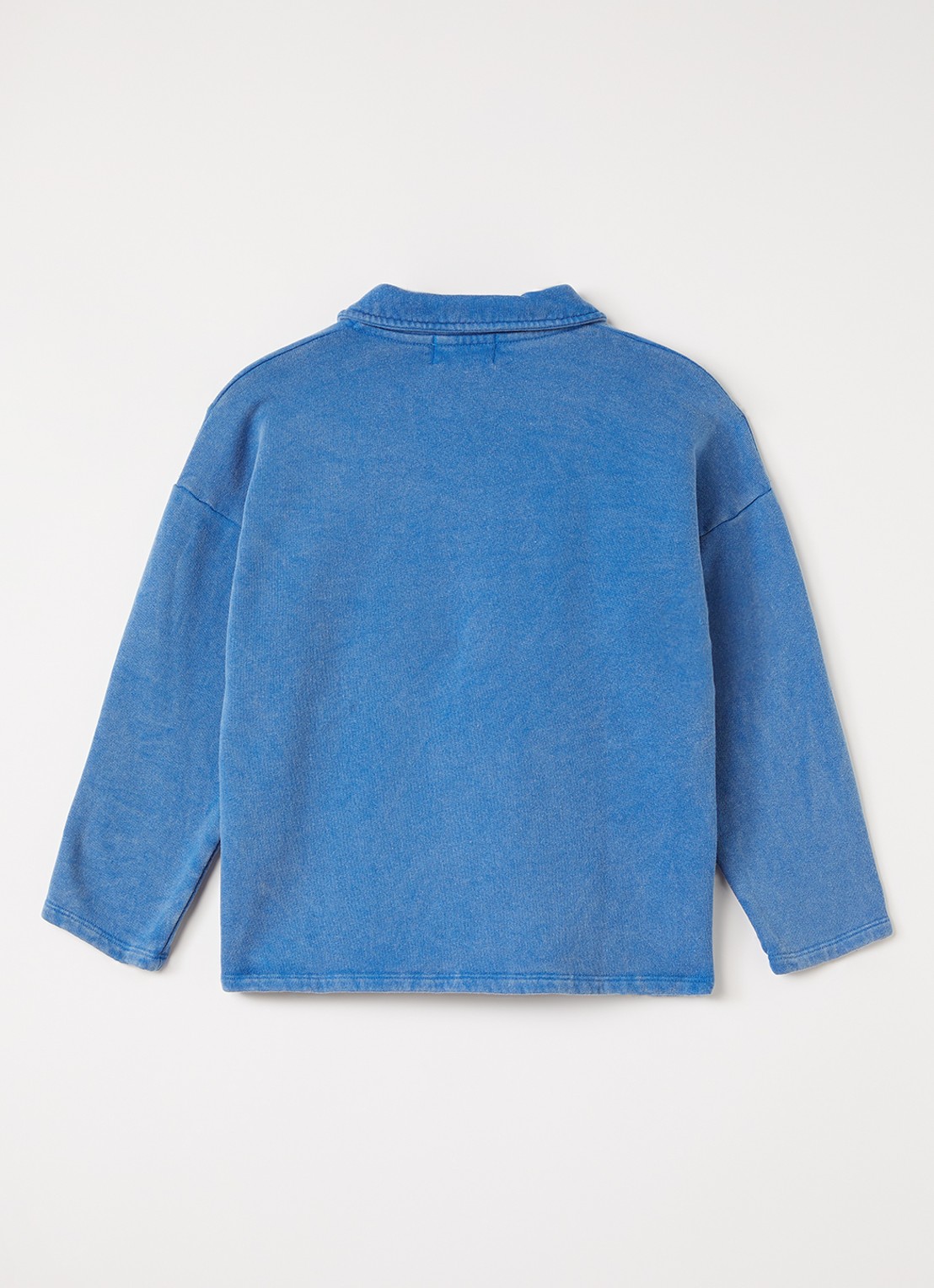 BOBO CHOSES Sweater met polokraag - voorkant 3 blauw