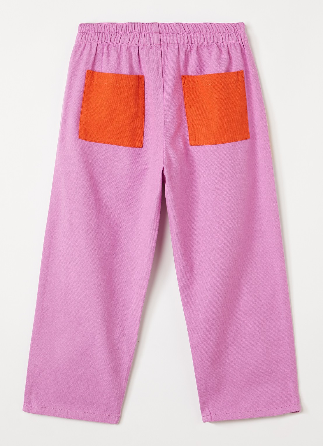 BOBO CHOSES Tapered fit broek met zakken - voorkant 2 roze