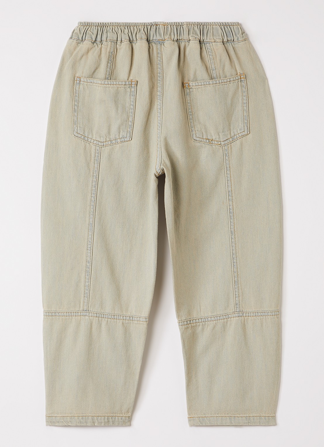 BOBO CHOSES Tapered jeans met gekleurde wassing - voorkant 3 beige