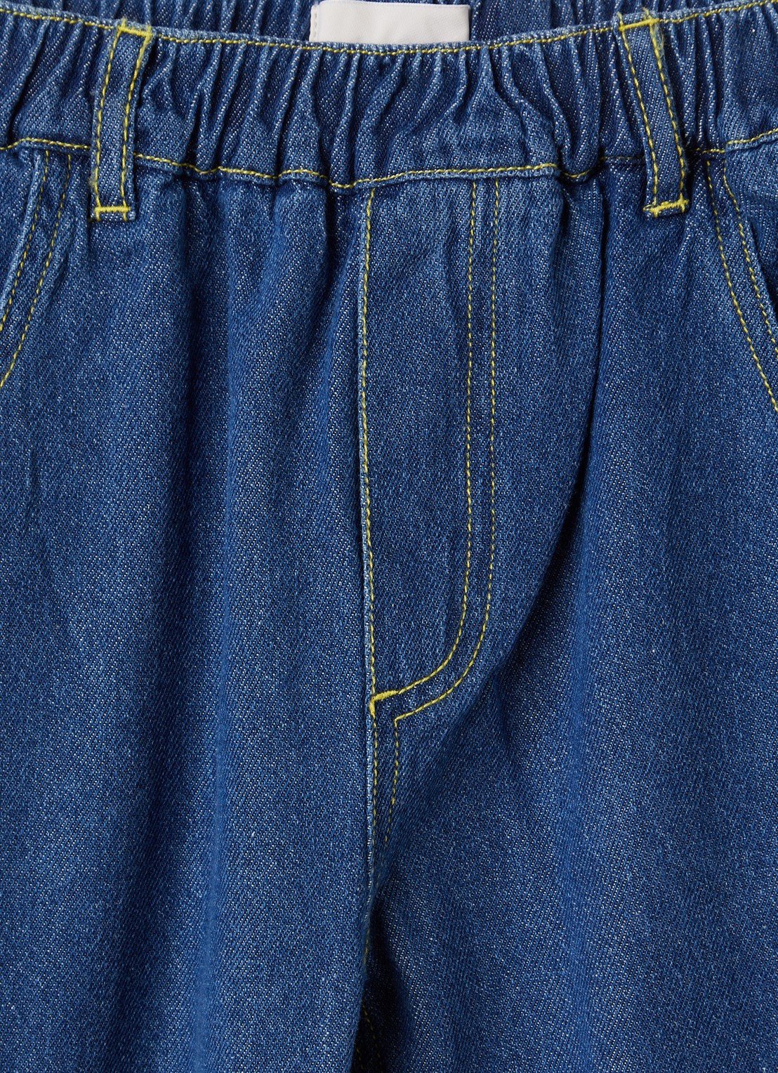 BOBO CHOSES Taxi Saurus regular fit jeans met logoborduring - detail 3 indigo
