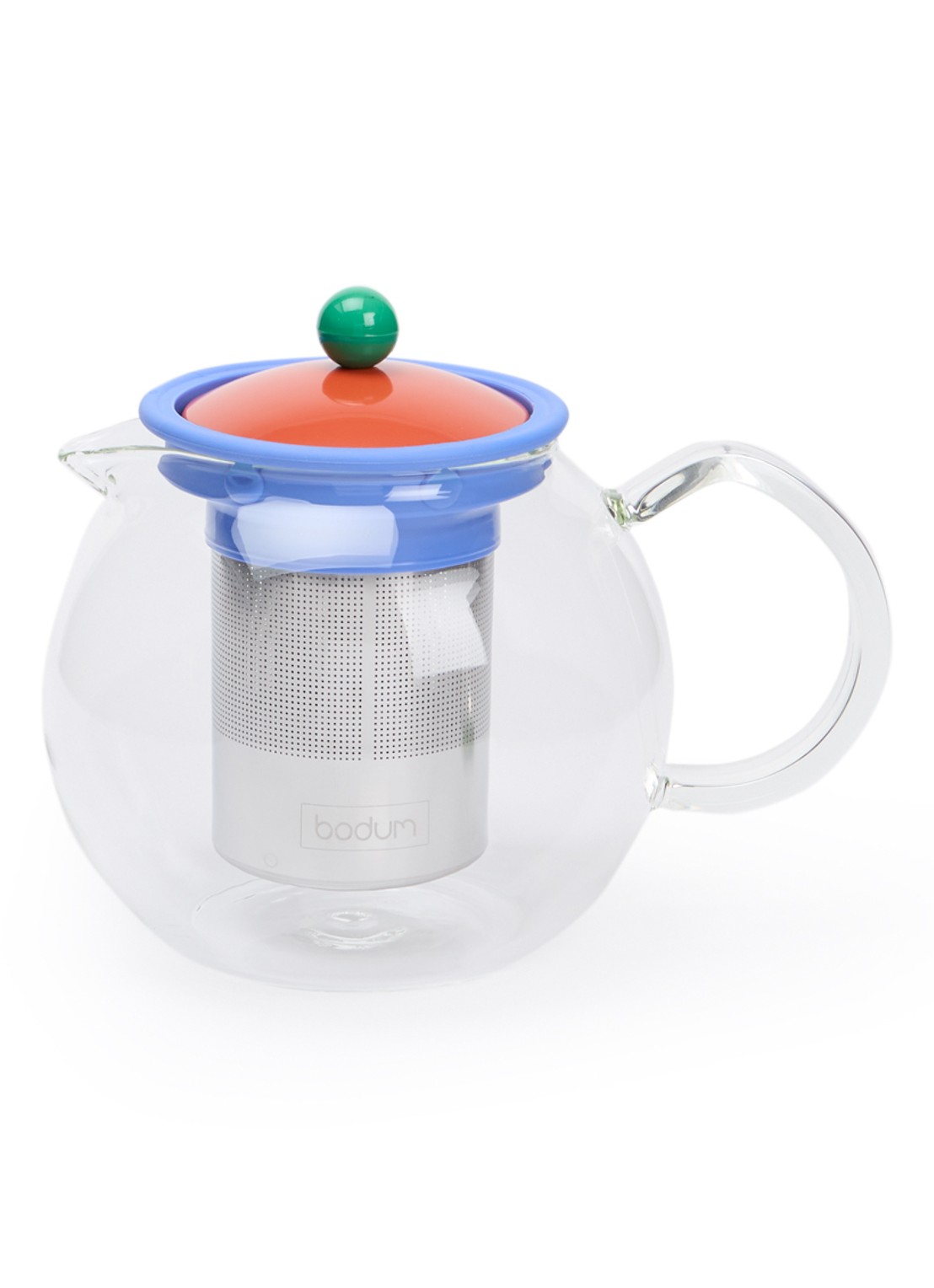 Bodum Assam theepot met infuser 1 liter - voorkant transparant