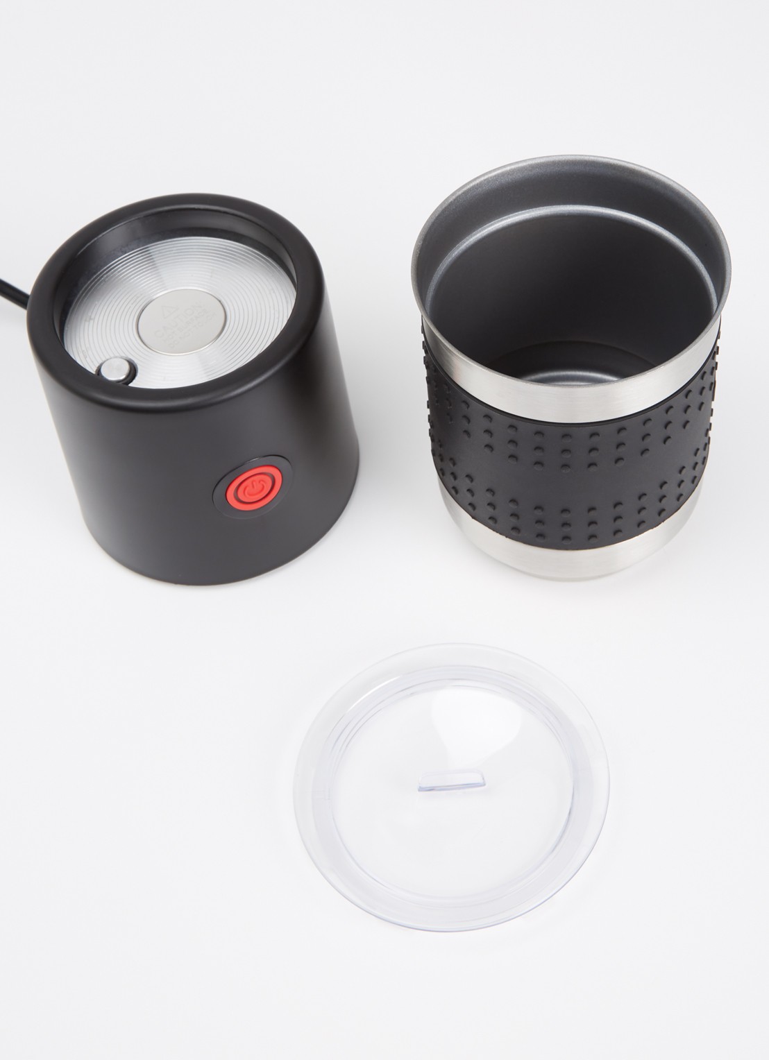 Bodum Barista melkopschuimer 40 cl  - voorkant 2 zwart