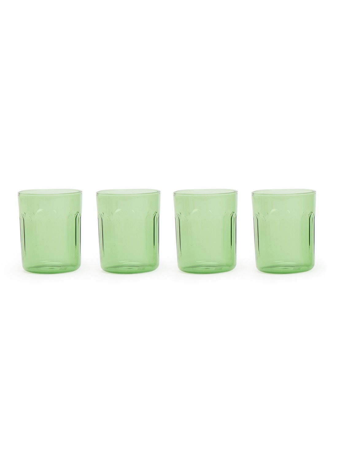 Bodum Bierglas 35 cl set van 4 - voorkant groen