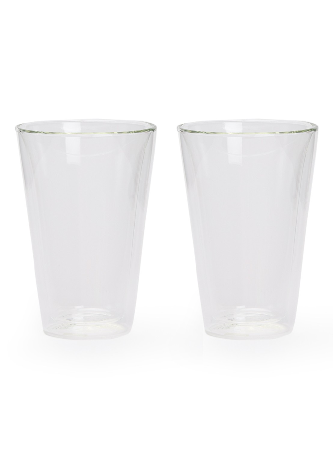 Bodum Canteen dubbelwandig koffie- en theeglas 40 cl set van 2 - voorkant transparant