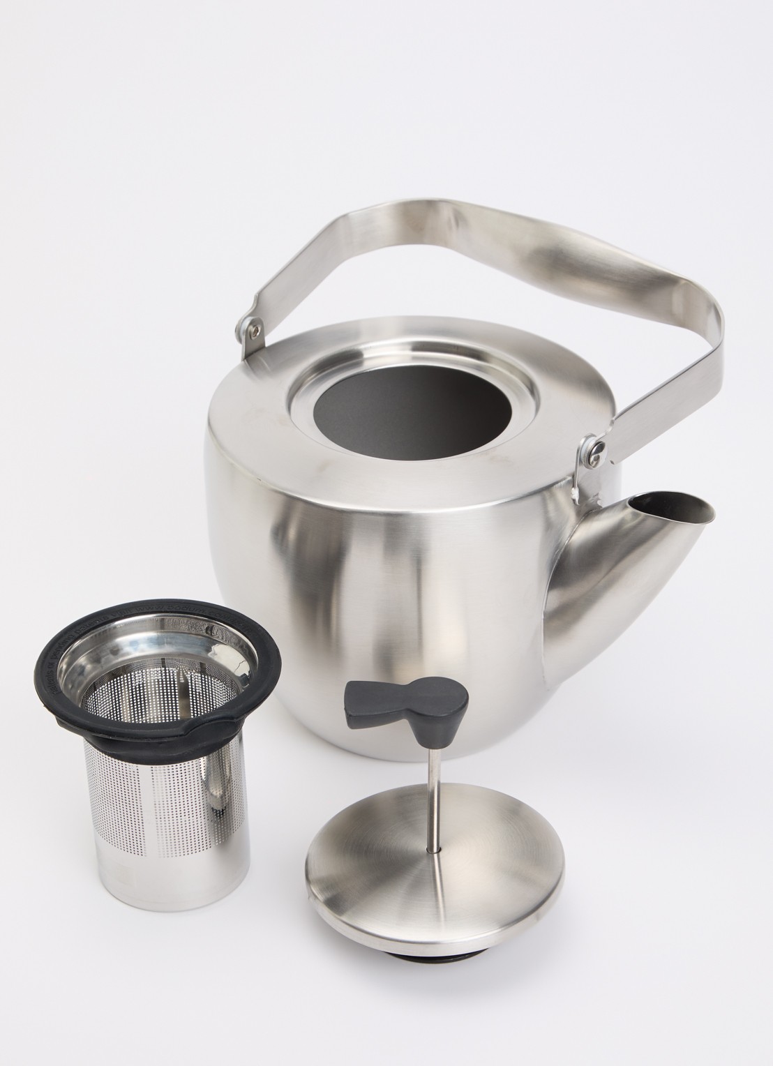 Bodum Columbia theepot met filter 1,5 liter - detail zilver