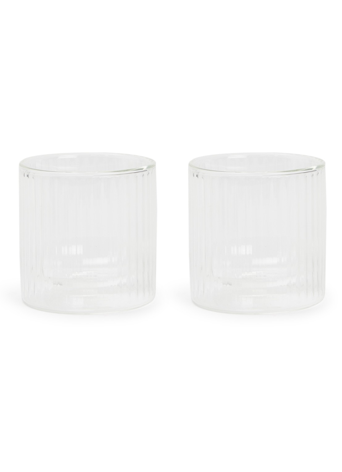 Bodum Douro dubbelwandig whiskyglas 30 cl set van 2 - voorkant transparant