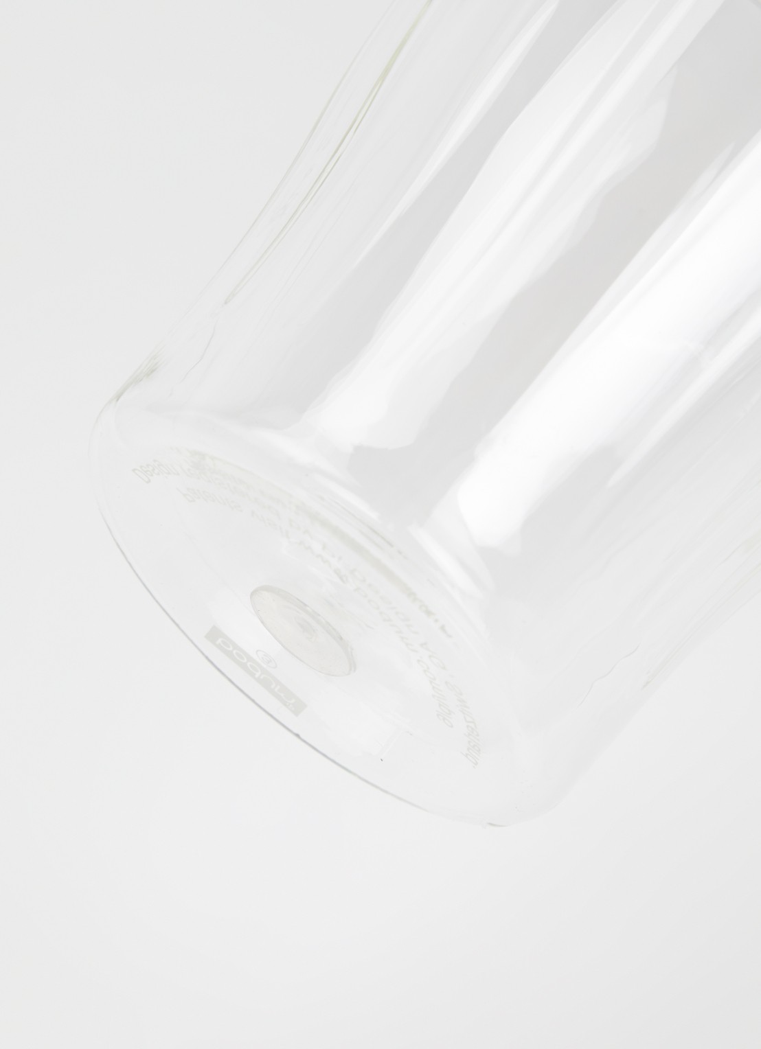 Bodum Dubbelwandig koffie- en theeglas 40 cl - voorkant 2 transparant