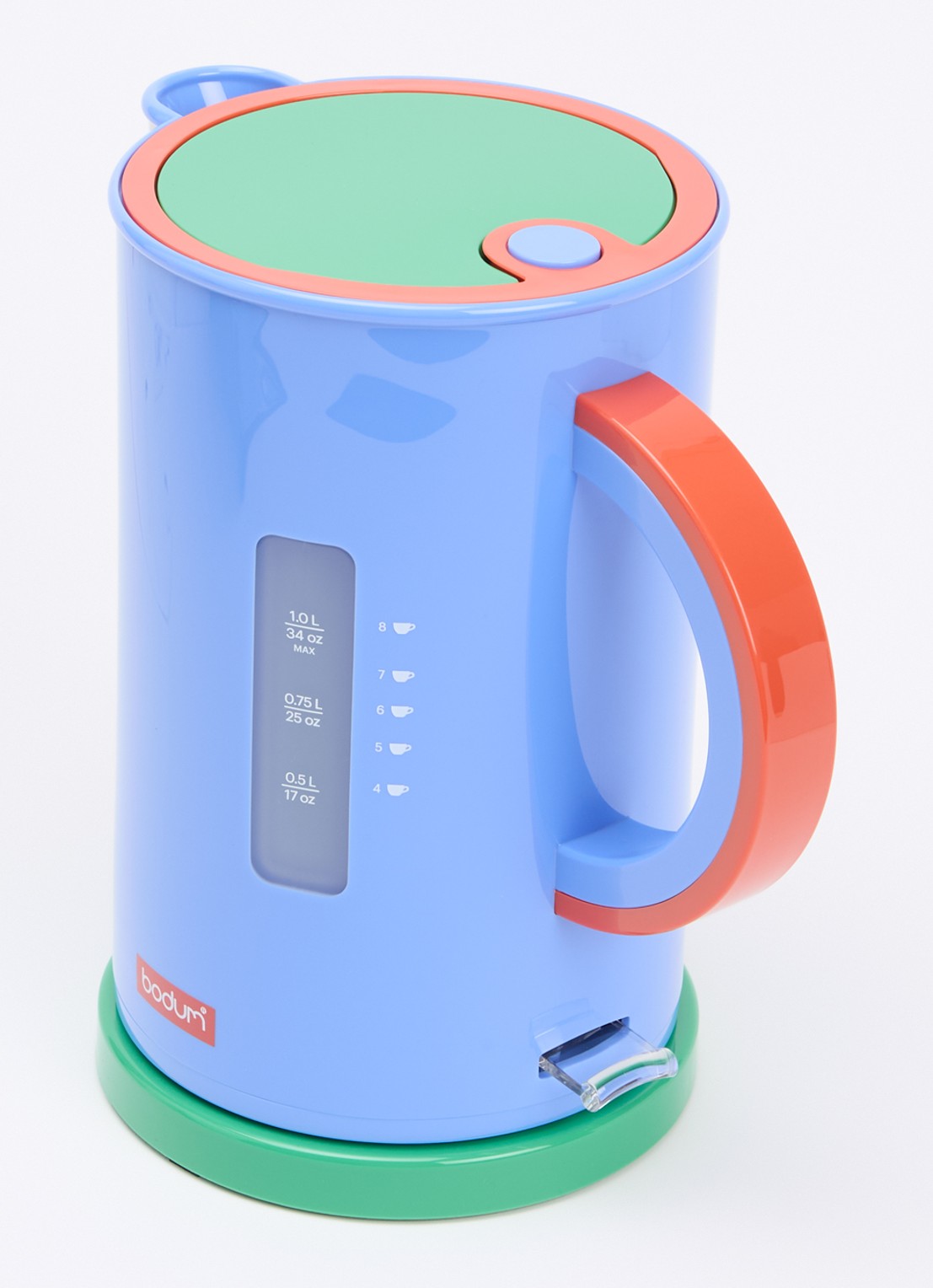Bodum Ettore waterkoker 1 liter 12270 - voorkant 3 blauw