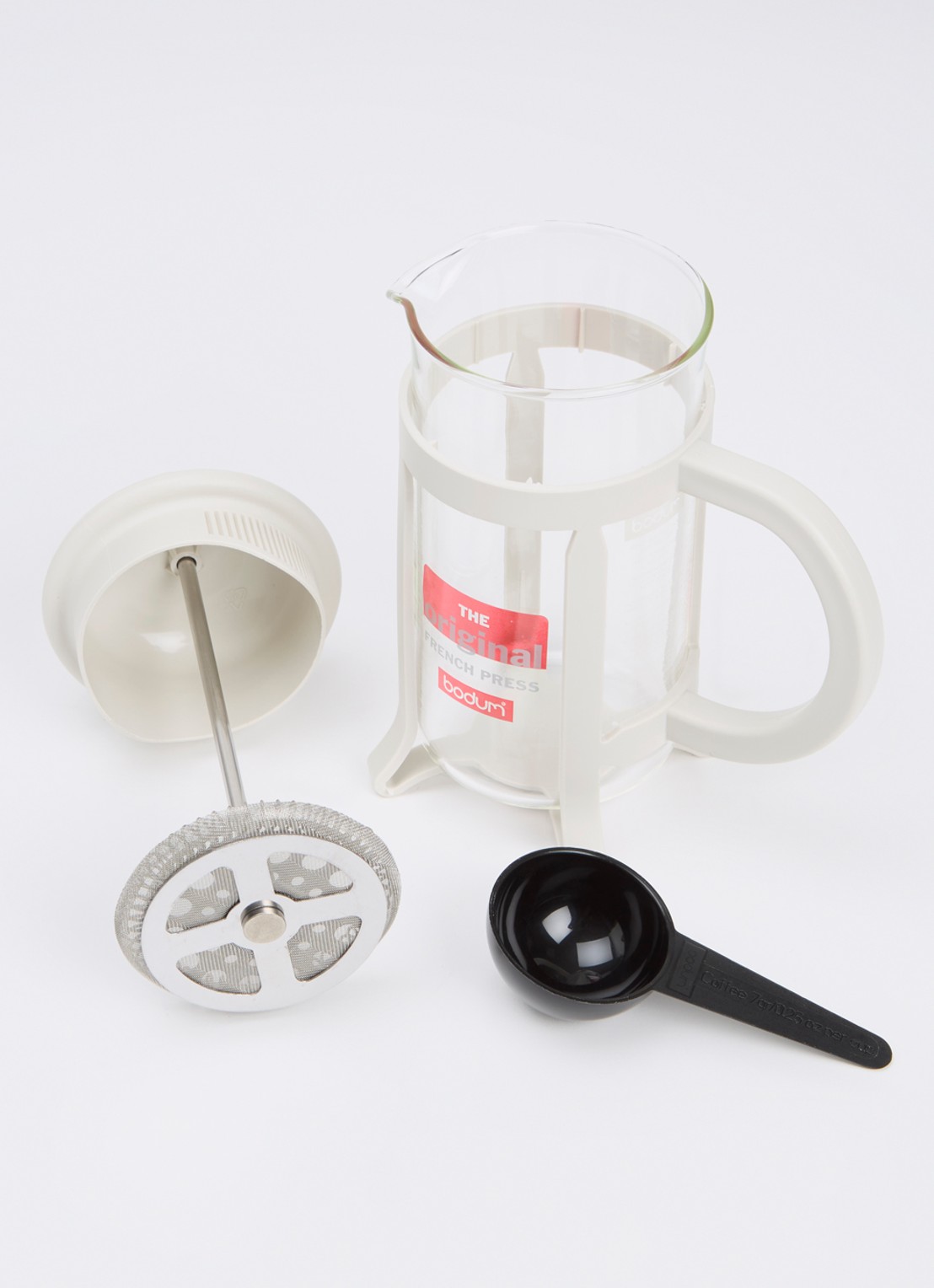 Bodum Java cafetière 3-kops - voorkant 2 wit