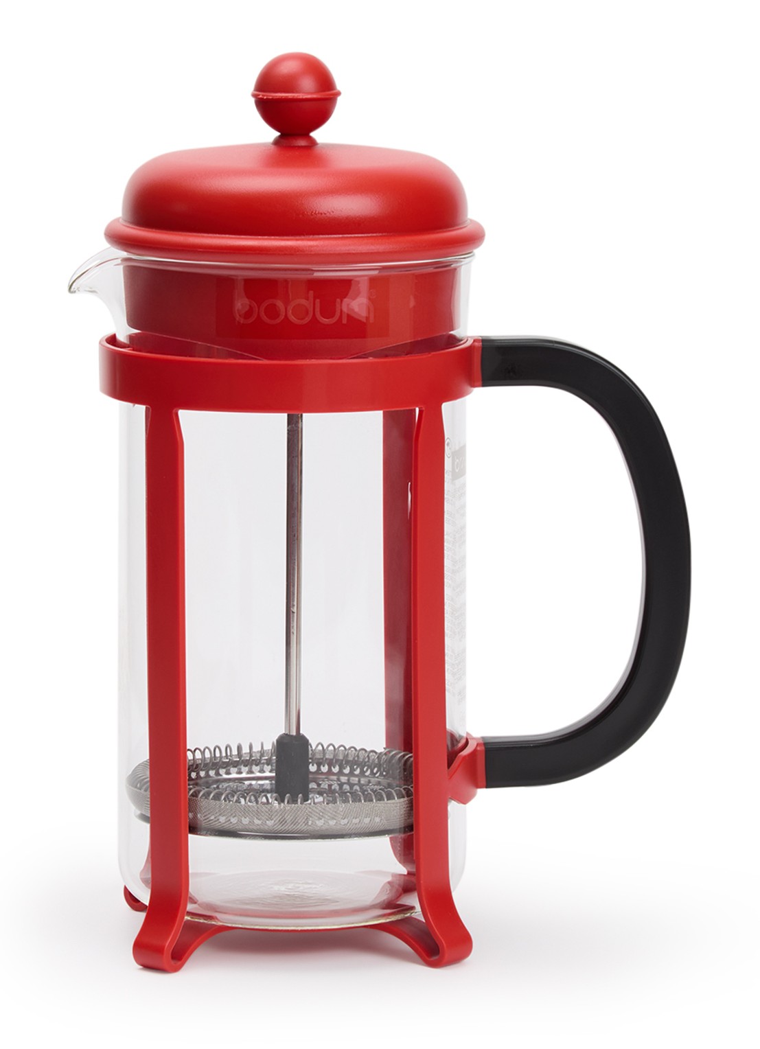 Bodum Java cafetière 8-kops - voorkant rood