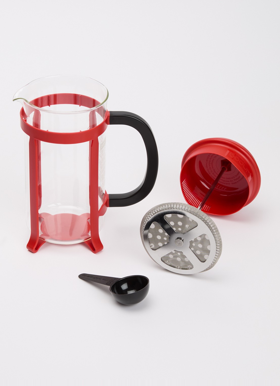 Bodum Java cafetière 8-kops - voorkant 2 rood
