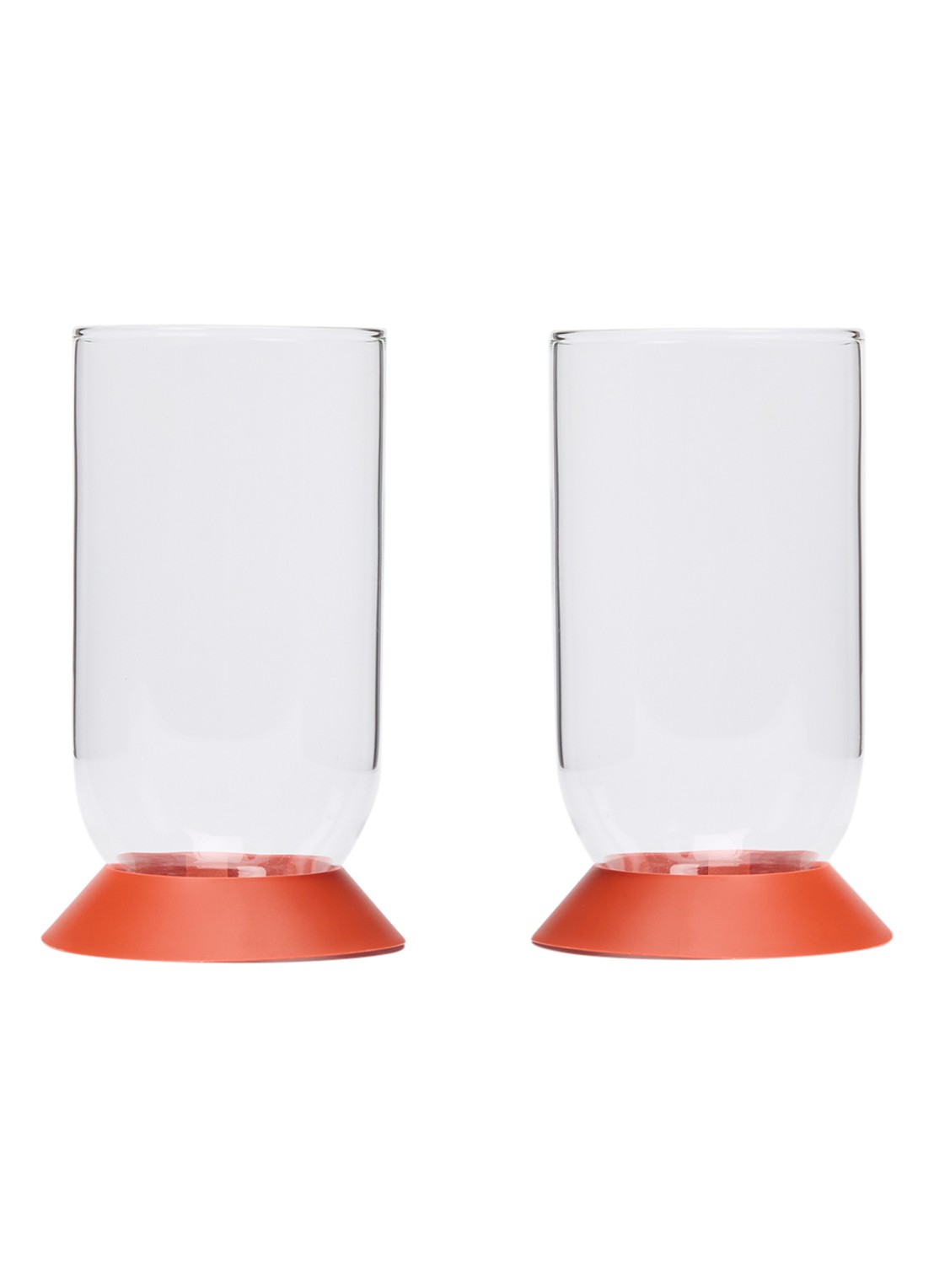 Bodum Oktett bierglas 37 cl set van 2 - voorkant rood