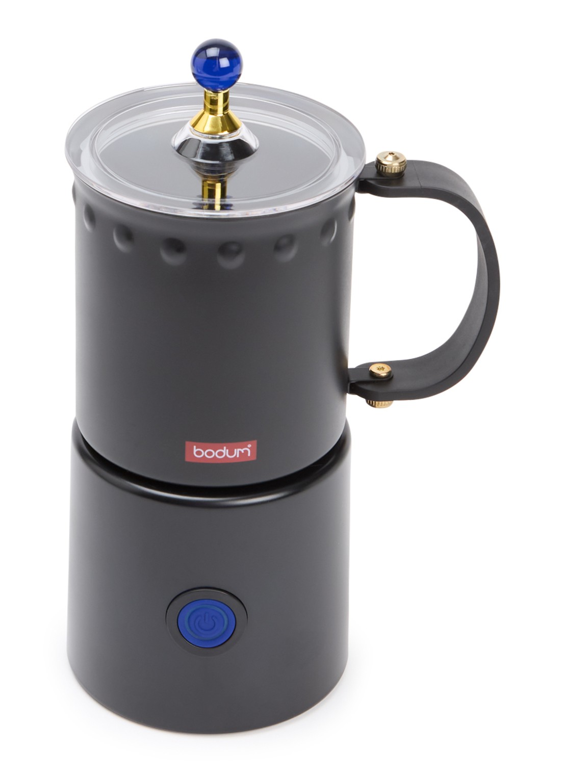 Bodum Ottoni melkopschuimer 40 cl 12309 - voorkant zwart