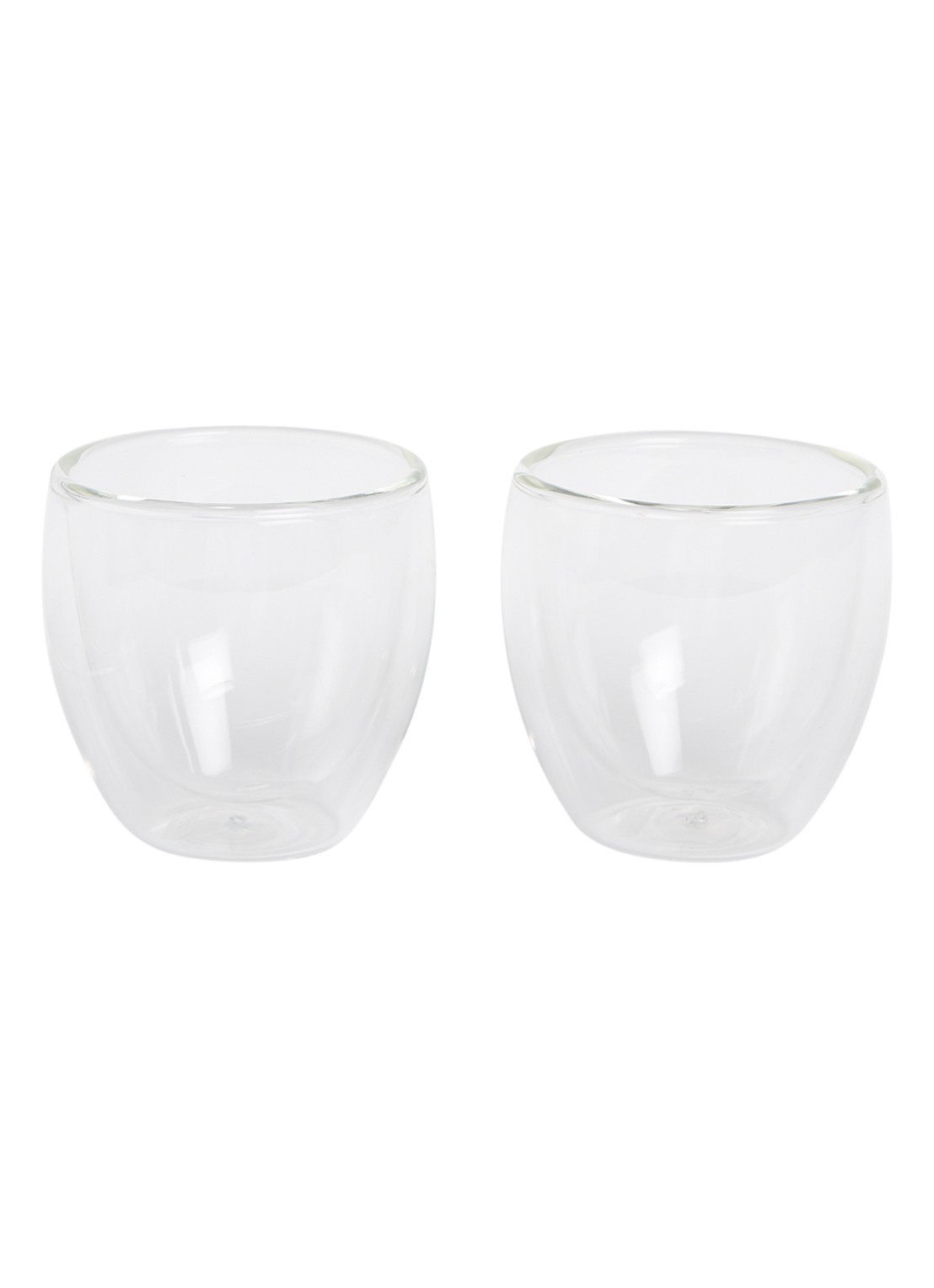 Bodum Pavina ristrettoglas 8 cl set van 2 - voorkant transparant
