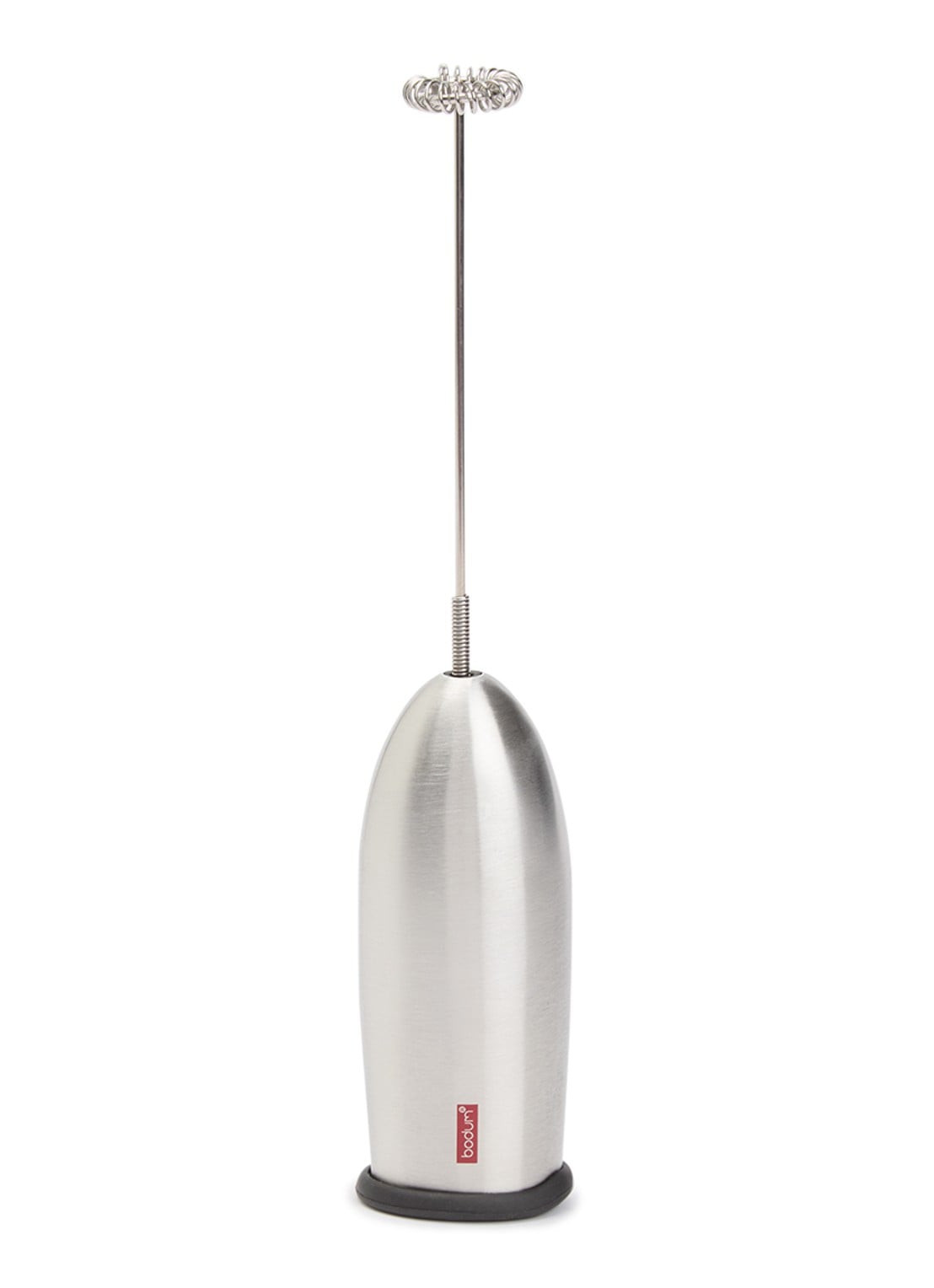 Bodum Schiuma melkopschuimer - voorkant zilver