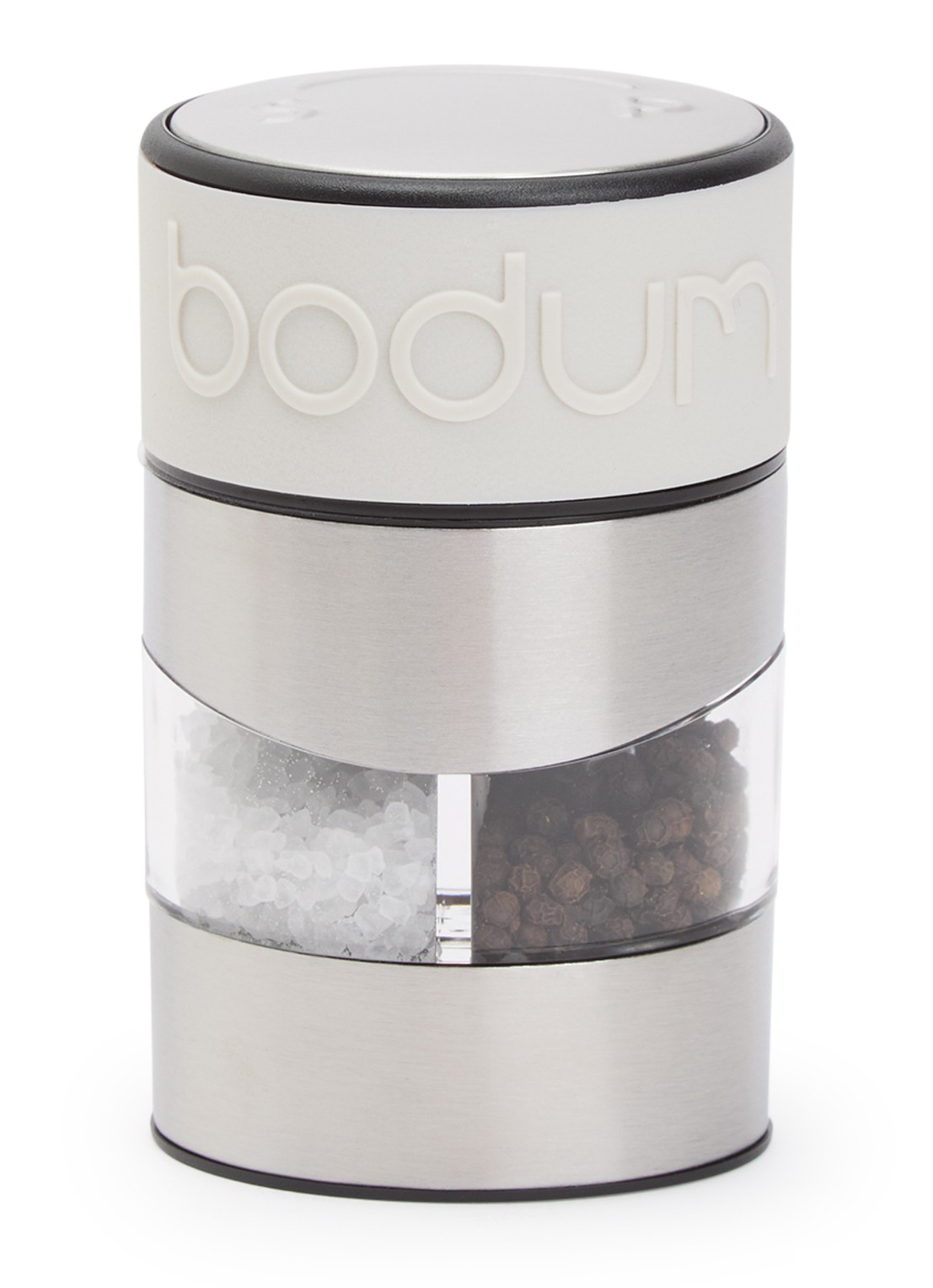 Bodum Zout- en pepermolen 11 cm - voorkant wit