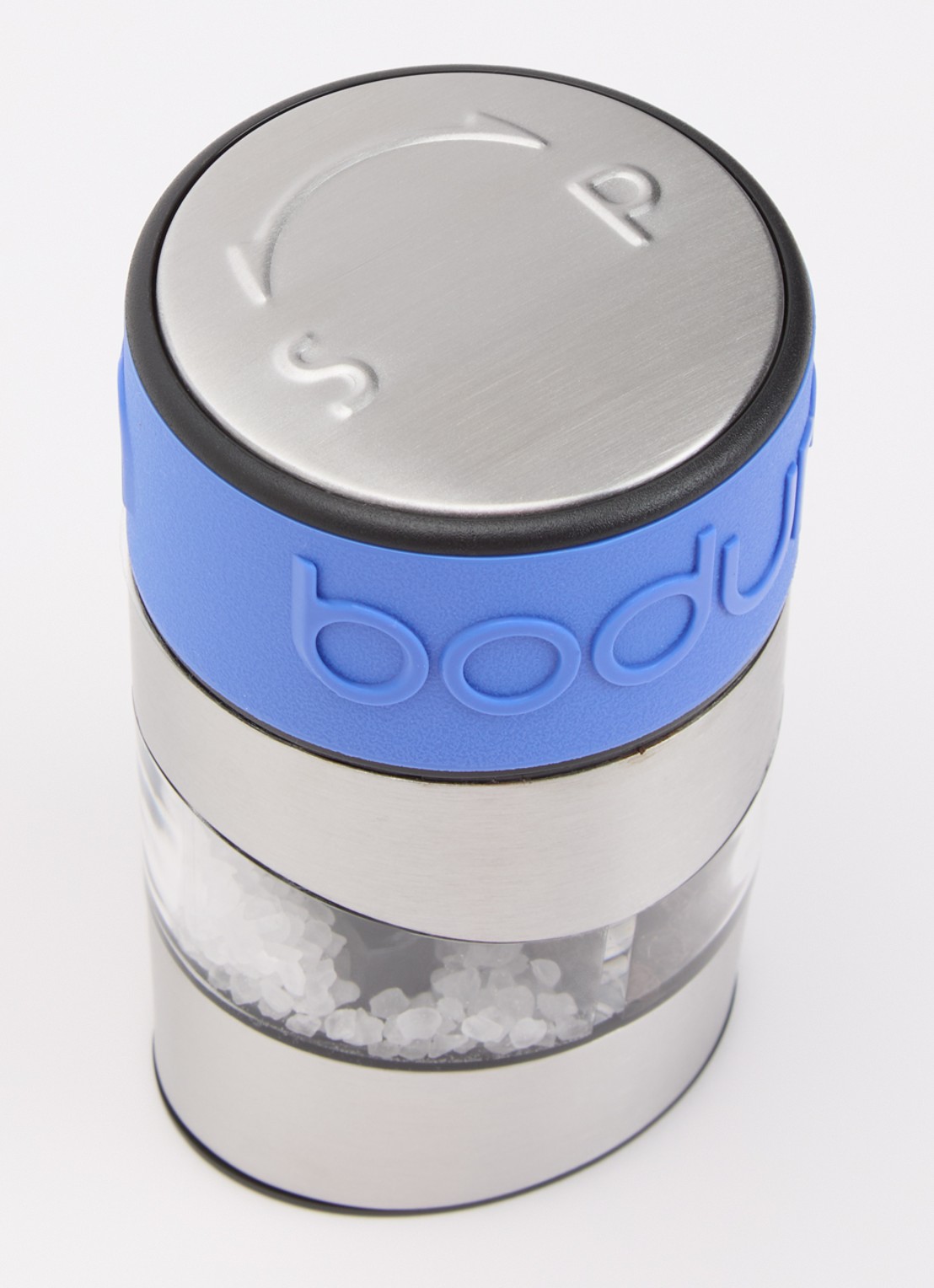 Bodum Zout- en pepermolen 11 cm - voorkant 2 blauw