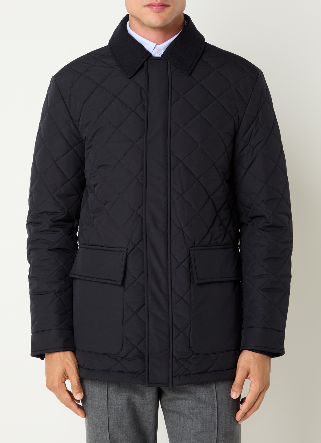 Boggi Milano Jack met klepzakken - detail 3 donkerblauw