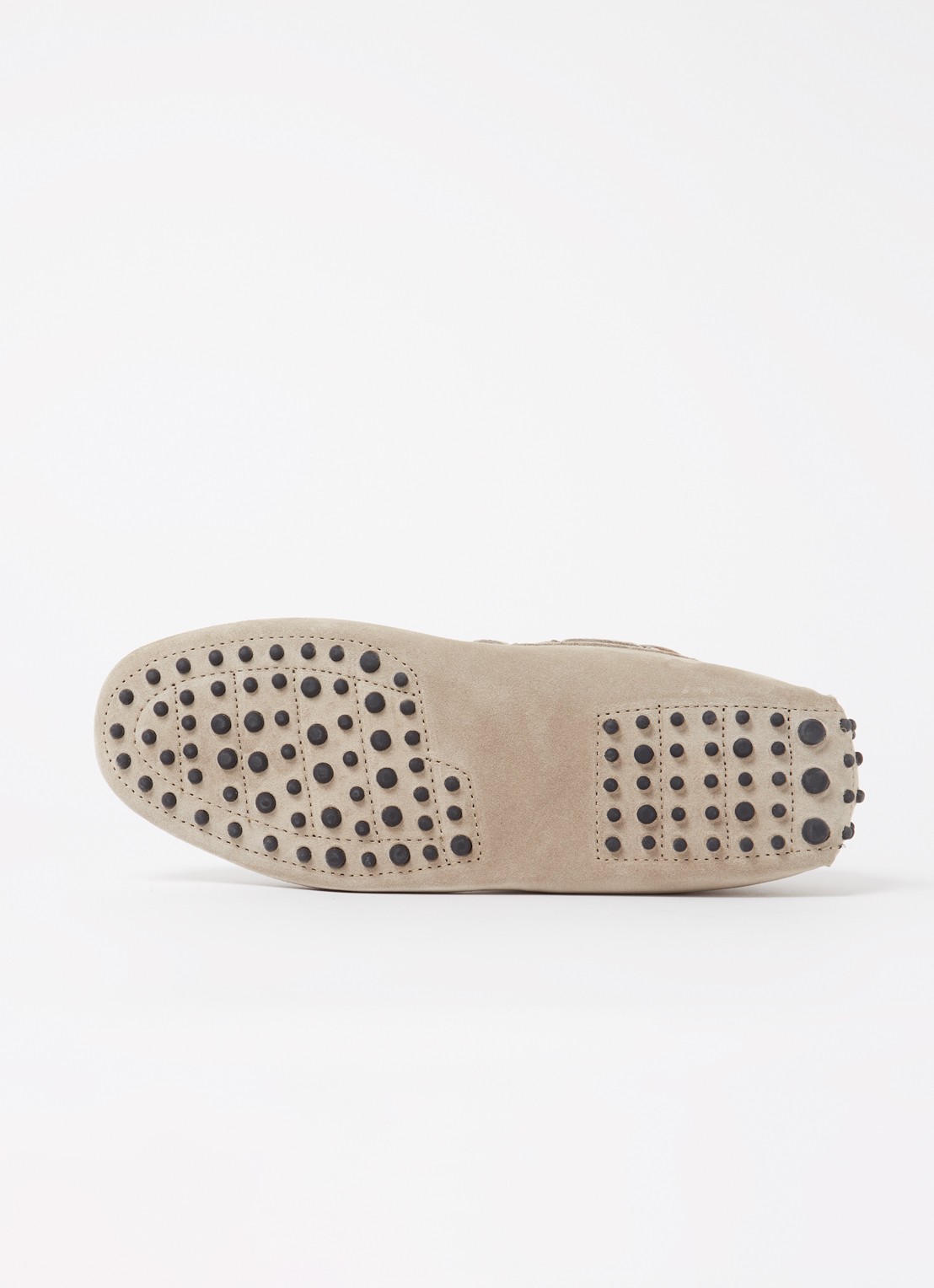 Boggi Milano Mocassin van suède - detail 5 zand