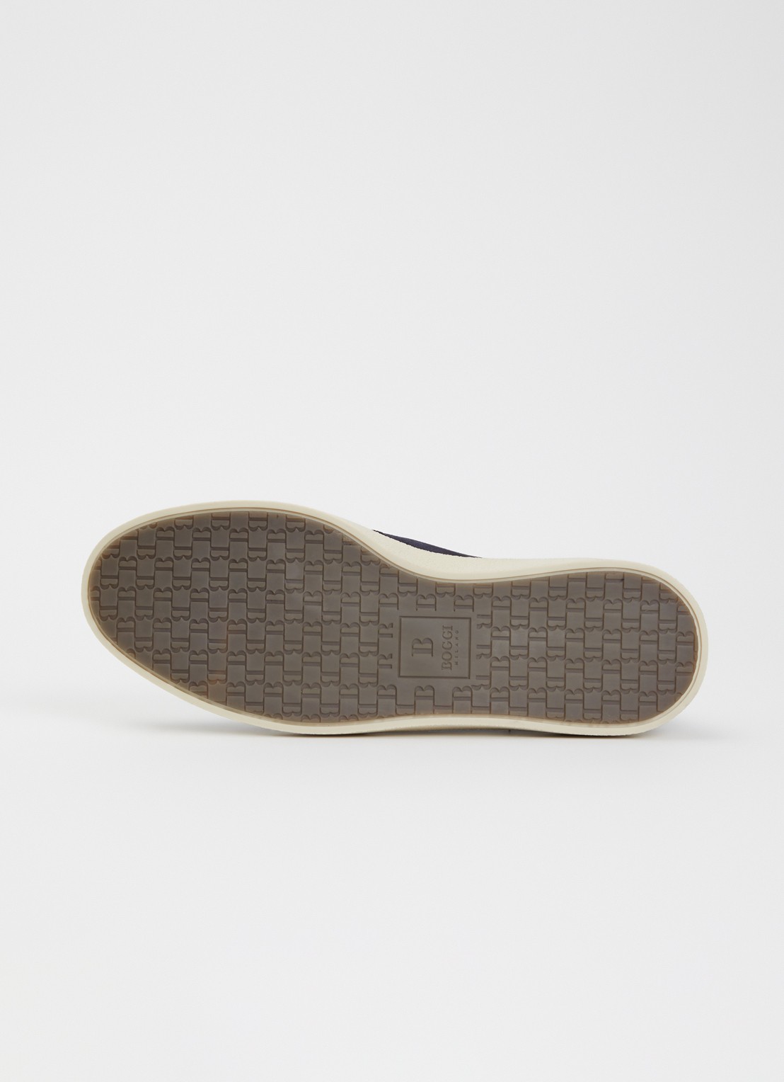 Boggi Milano Polacchino Cirrus slip-on van suède - detail 3 donkerblauw
