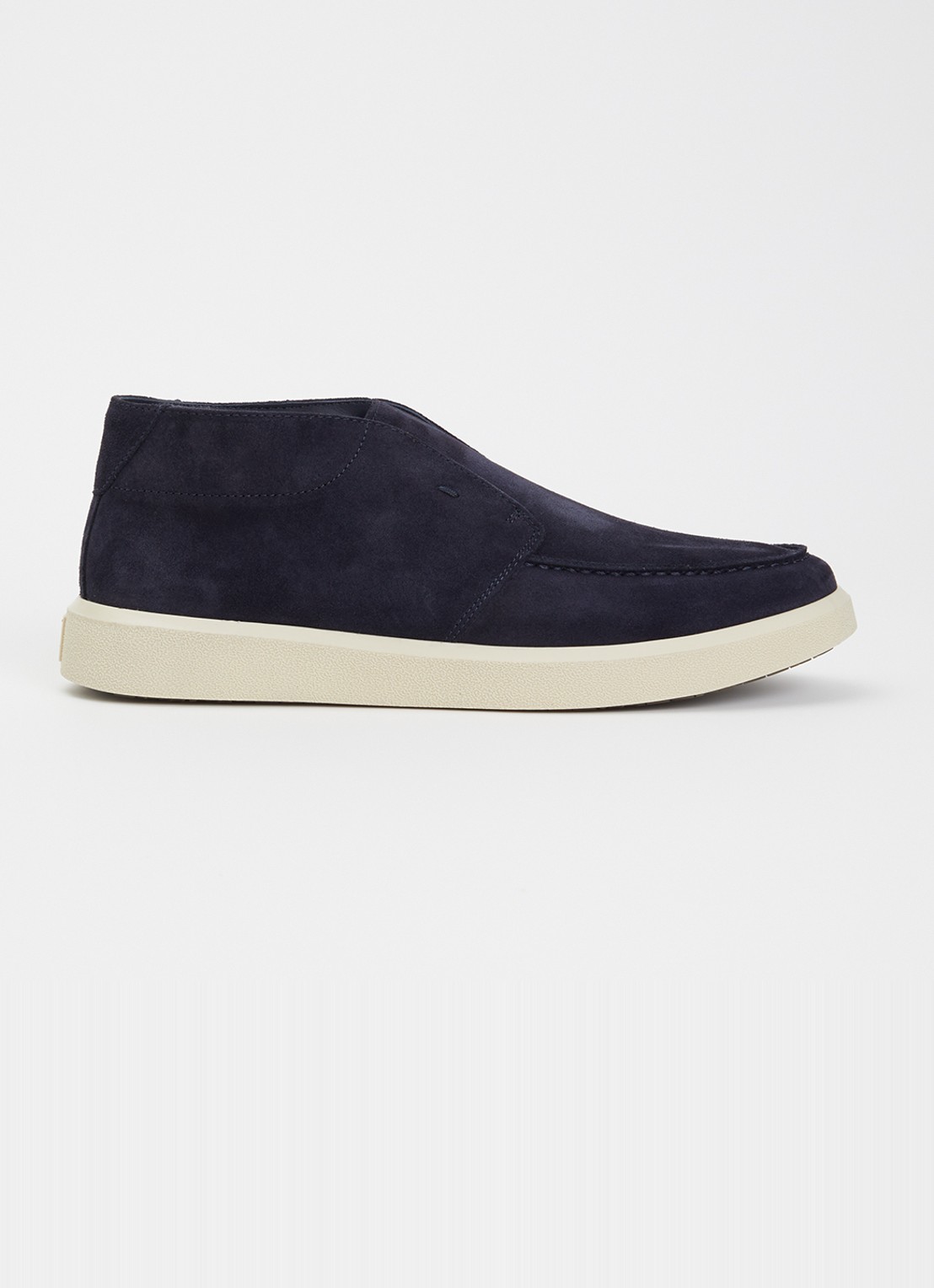 Boggi Milano Polacchino Cirrus slip-on van suède - voorkant 5 donkerblauw