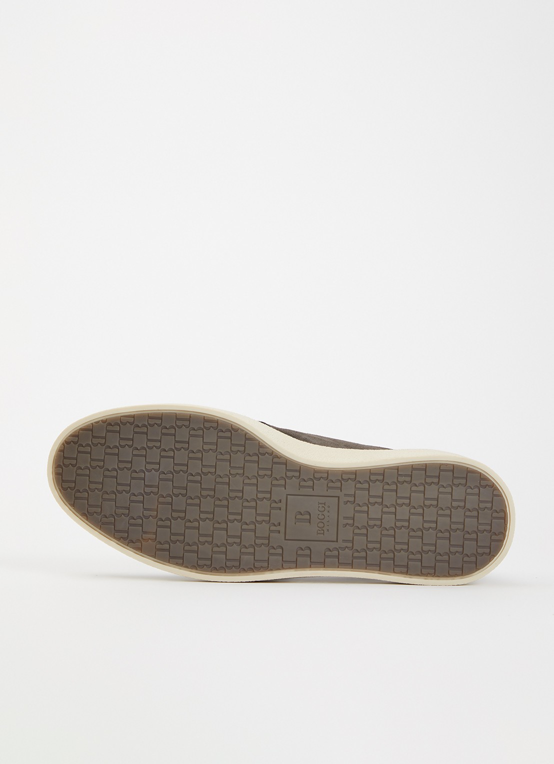 Boggi Milano Polacchino Cirrus slip-on van suède - detail 4 donkerbruin