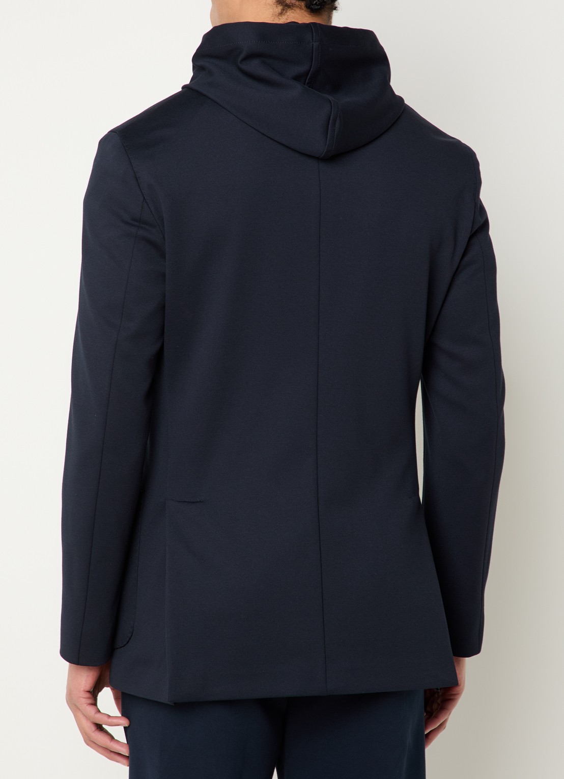 Boggi Milano Regular fit colbert met uitneembare voering - achterkant donkerblauw