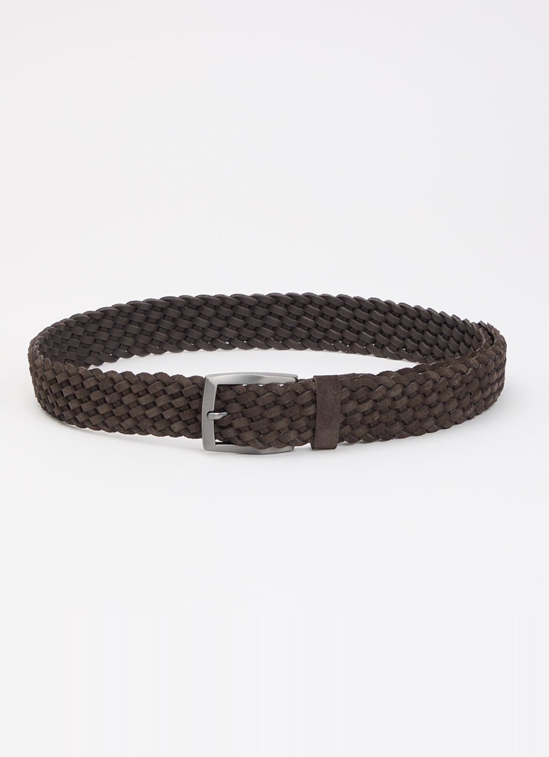 Boggi Milano Riem van suède - voorkant 2 donkerblauw
