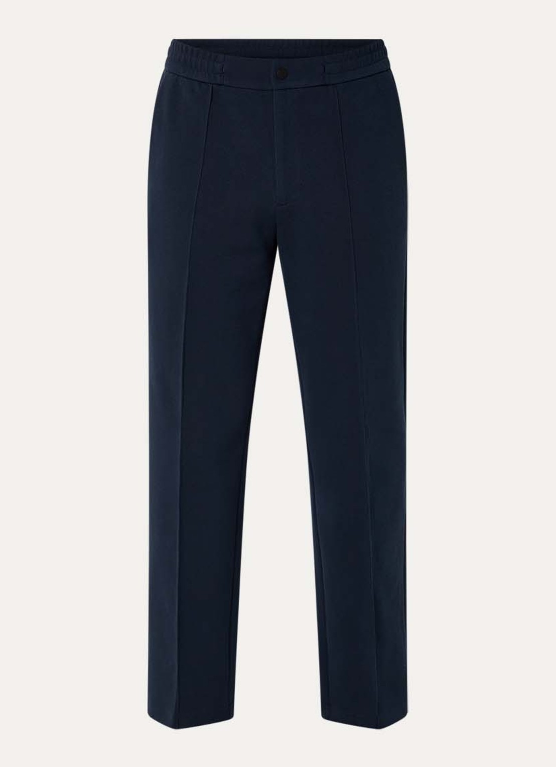 Boggi Milano Slim fit chino met steekzakken - voorkant 3 donkerblauw