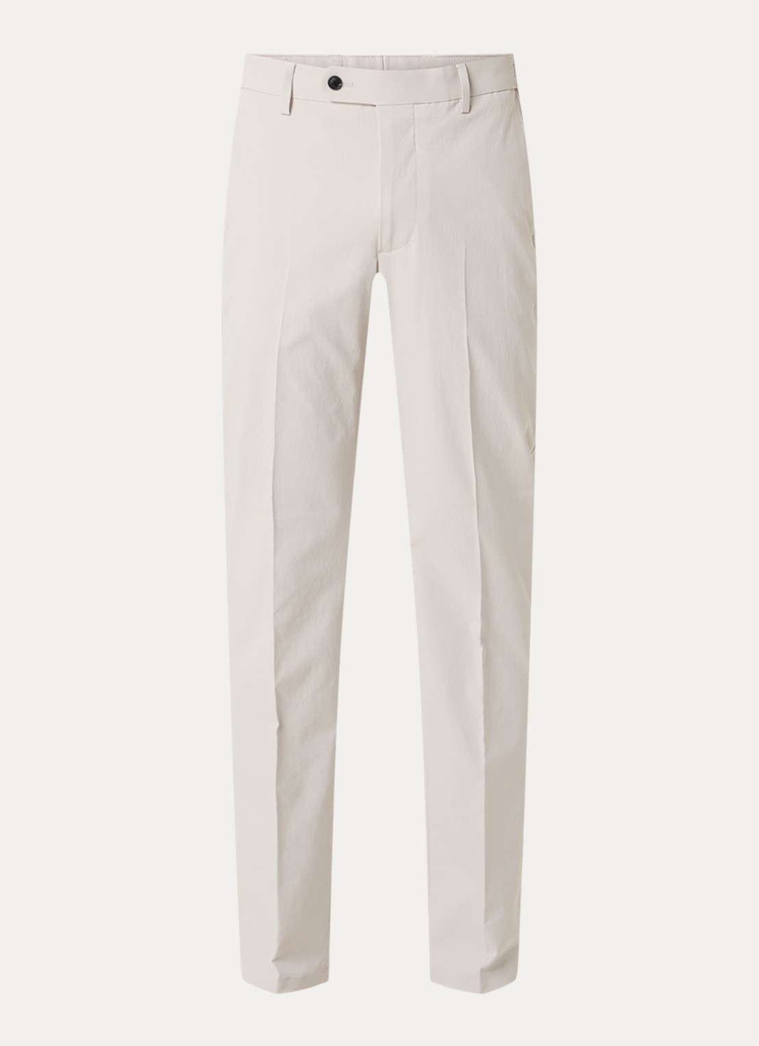 Boggi Milano Slim fit chino met steekzakken - voorkant lichtgrijs