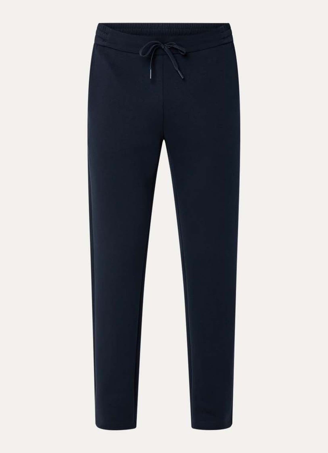 Boggi Milano Slim fit chino met steekzakken - voorkant 4 donkerblauw