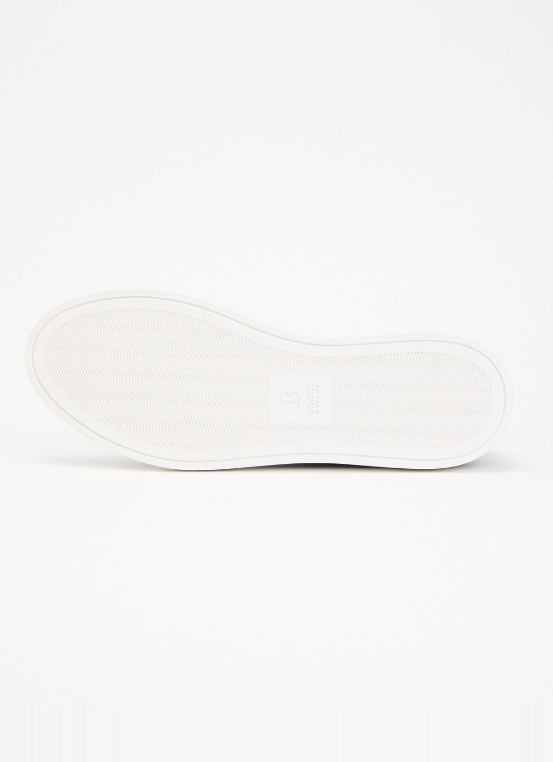 Boggi Milano Sneaker van leer met logo - detail 3 zwart