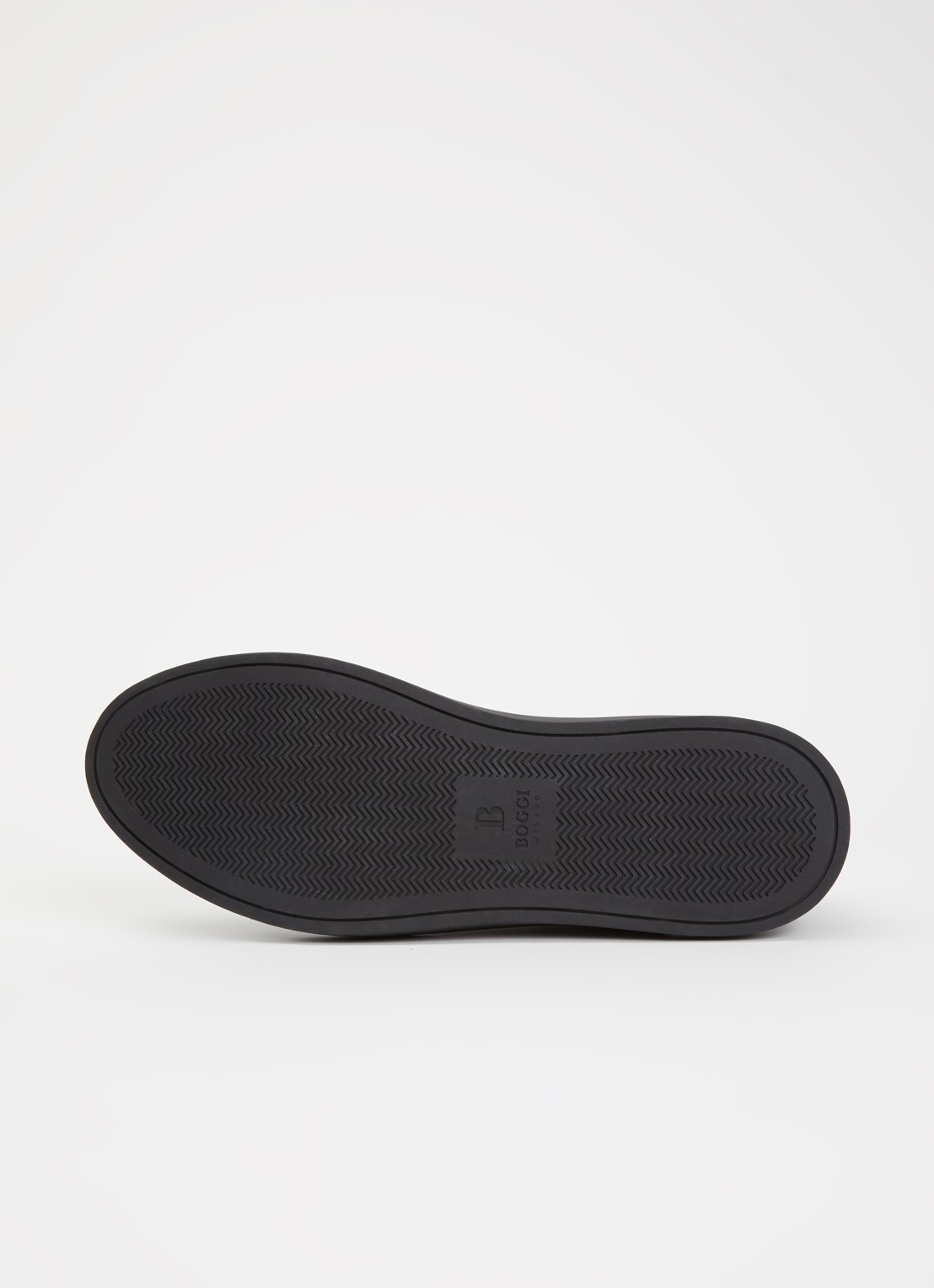 Boggi Milano Sneaker van leer - detail 3 zwart