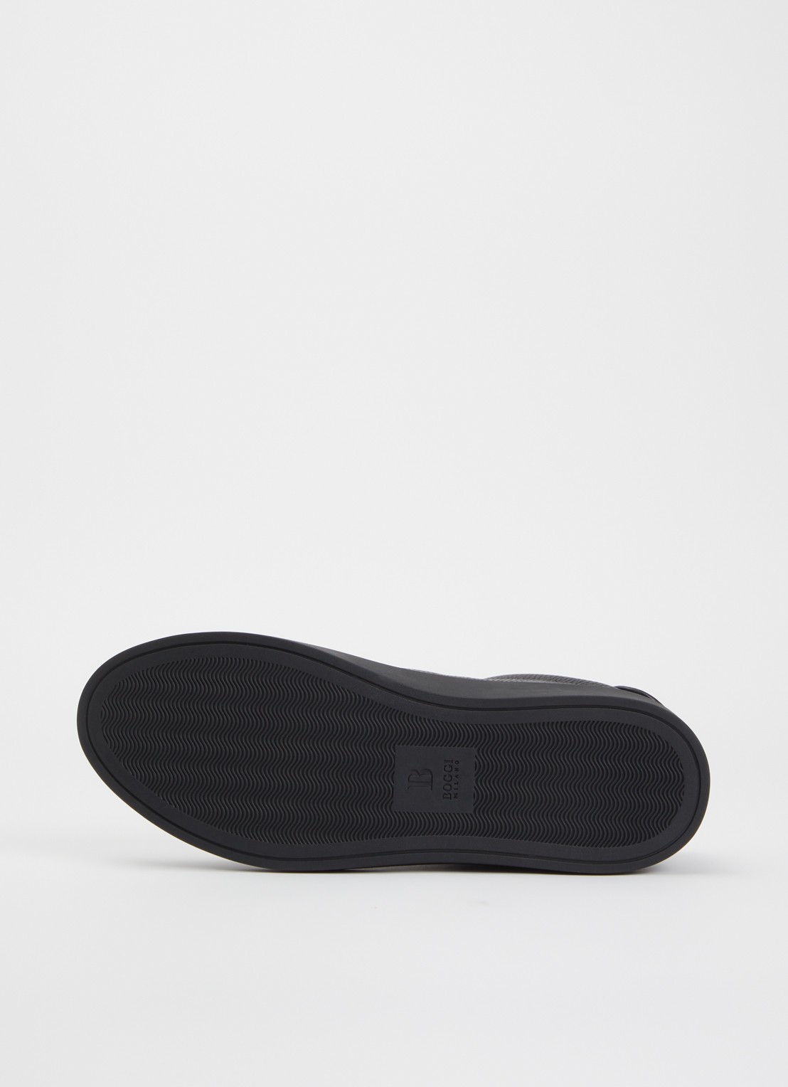 Boggi Milano Sneaker van leer - detail 4 zwart