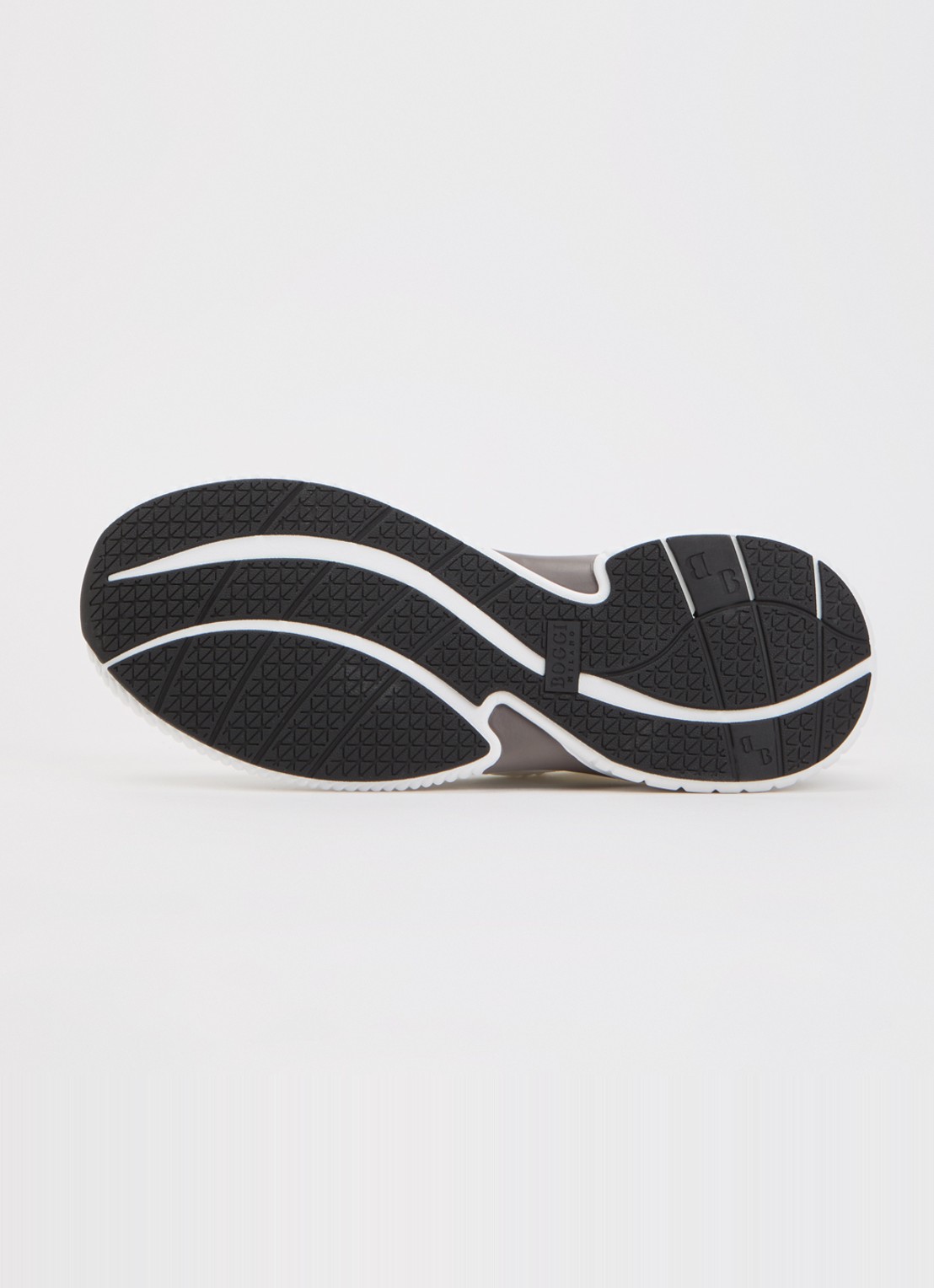 Boggi Milano Sneaker van mesh met logo - detail 3 wit