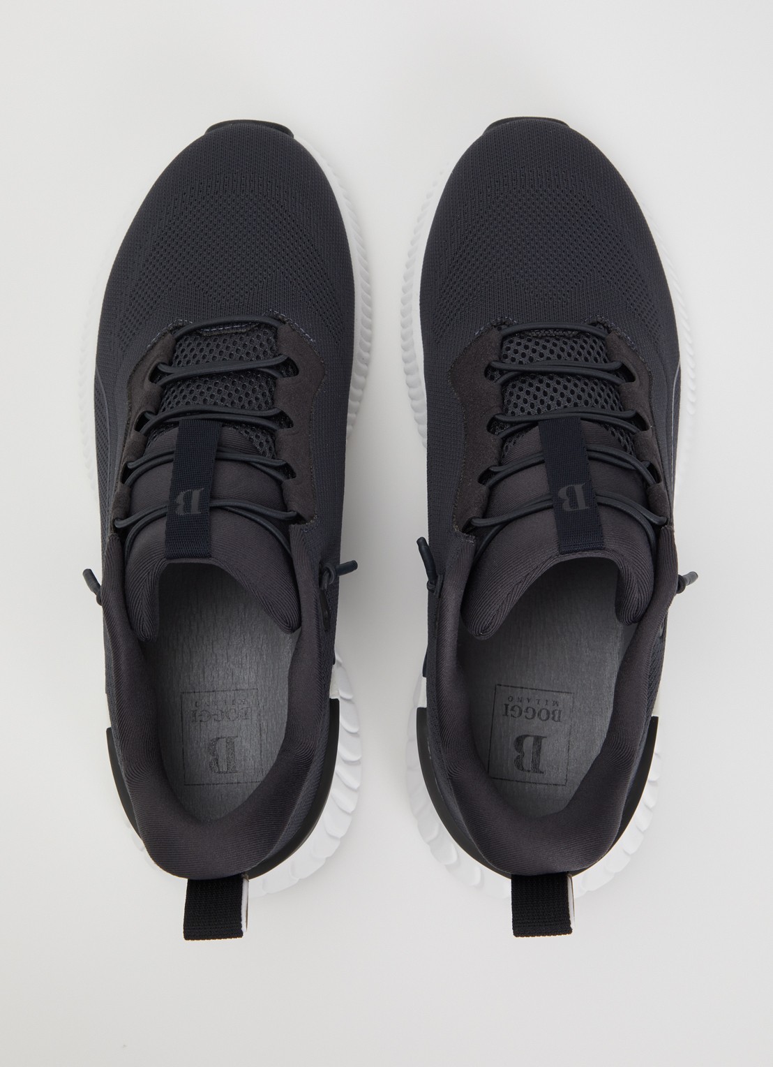 Boggi Milano Sneaker van mesh - detail 2 donkerblauw