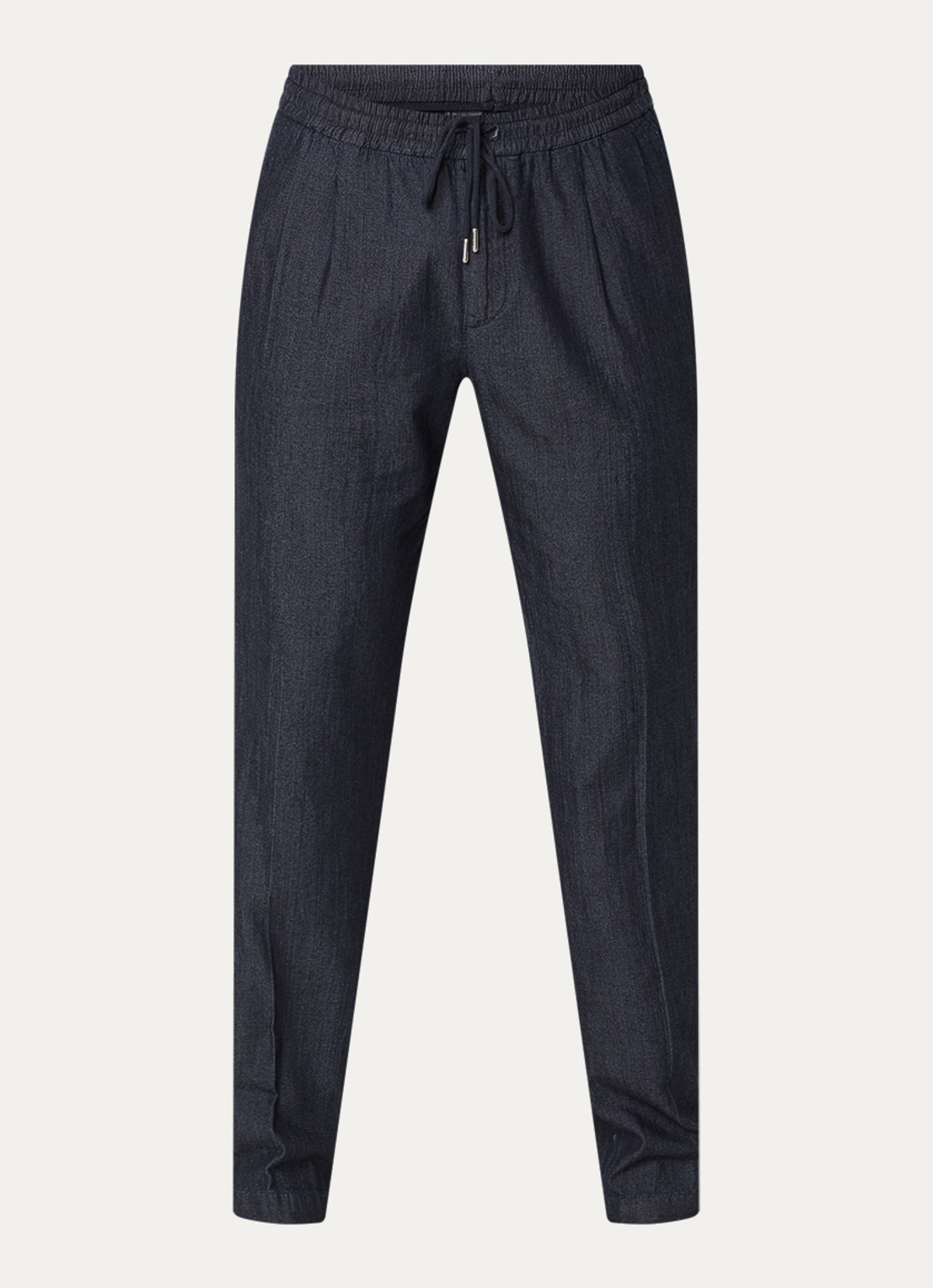Boggi Milano Straight fit chino met steekzakken - voorkant 2 indigo
