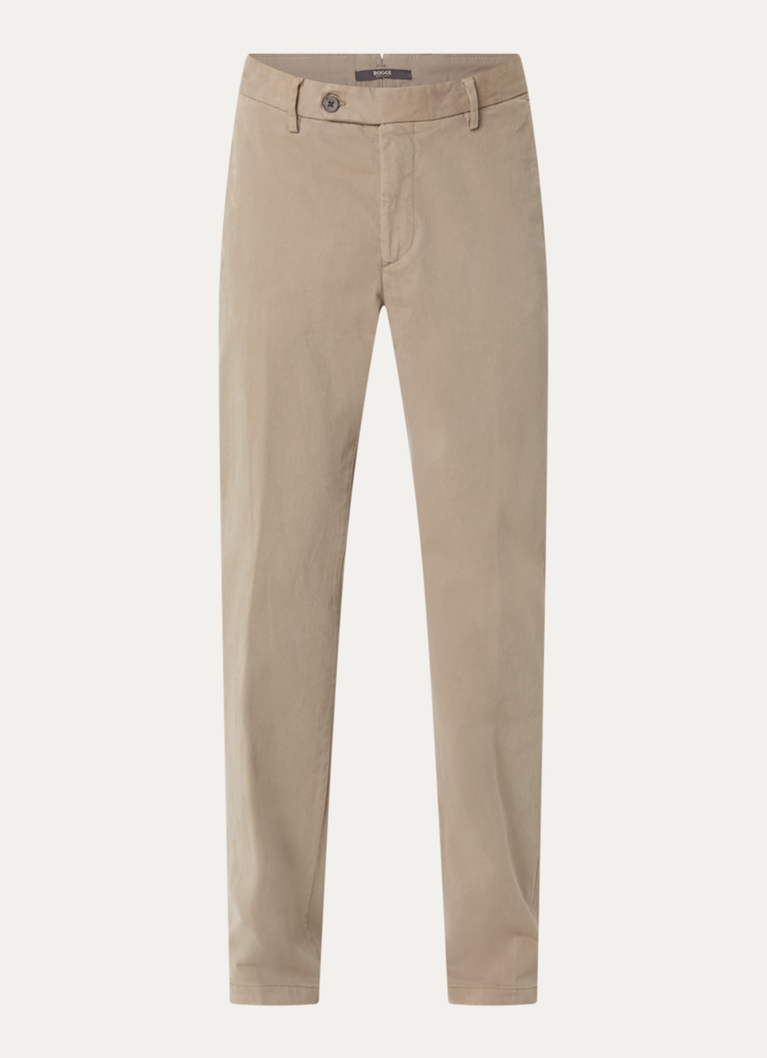 Boggi Milano Straight fit joggingbroek met steekzakken - voorkant 2 beige