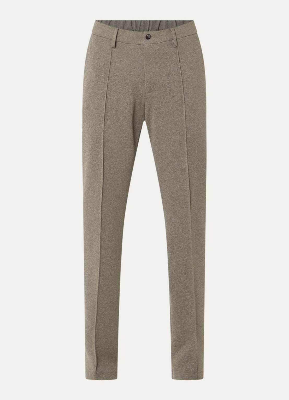Boggi Milano Straight fit pantalon met steekzakken - voorkant 3 grijs