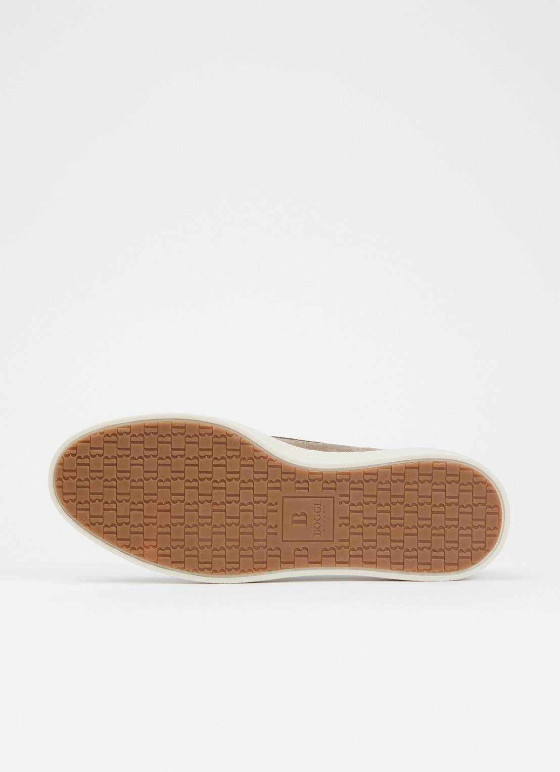 Boggi Milano Stratus slip-on van suède - detail 4 lichtbruin