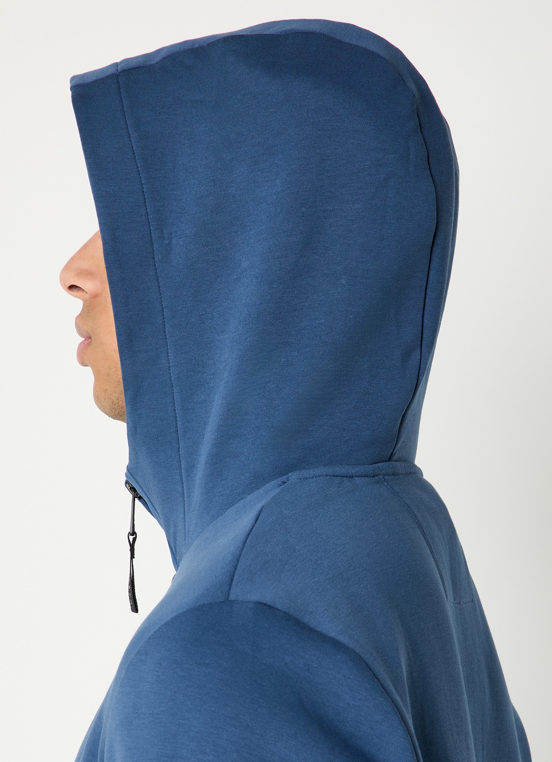 Boggi Milano Sweatvest met ritszakken - detail 5 staalblauw