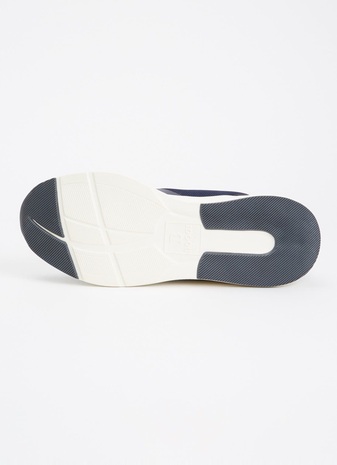 Boggi Milano Technical sneaker met details van mesh - detail 4 donkerblauw