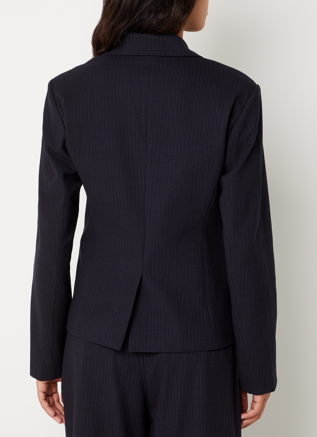 Boii Studios Evi blazer met klepzakken - achterkant 2 donkerblauw