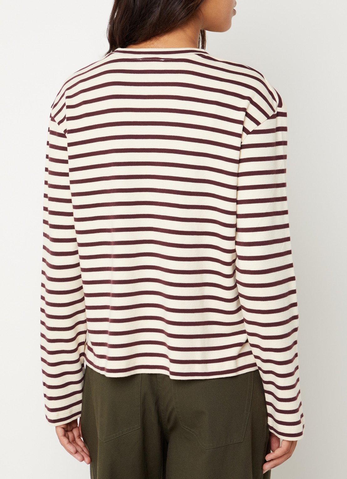Boii Studios Nete longsleeve met print - achterkant 4 beige