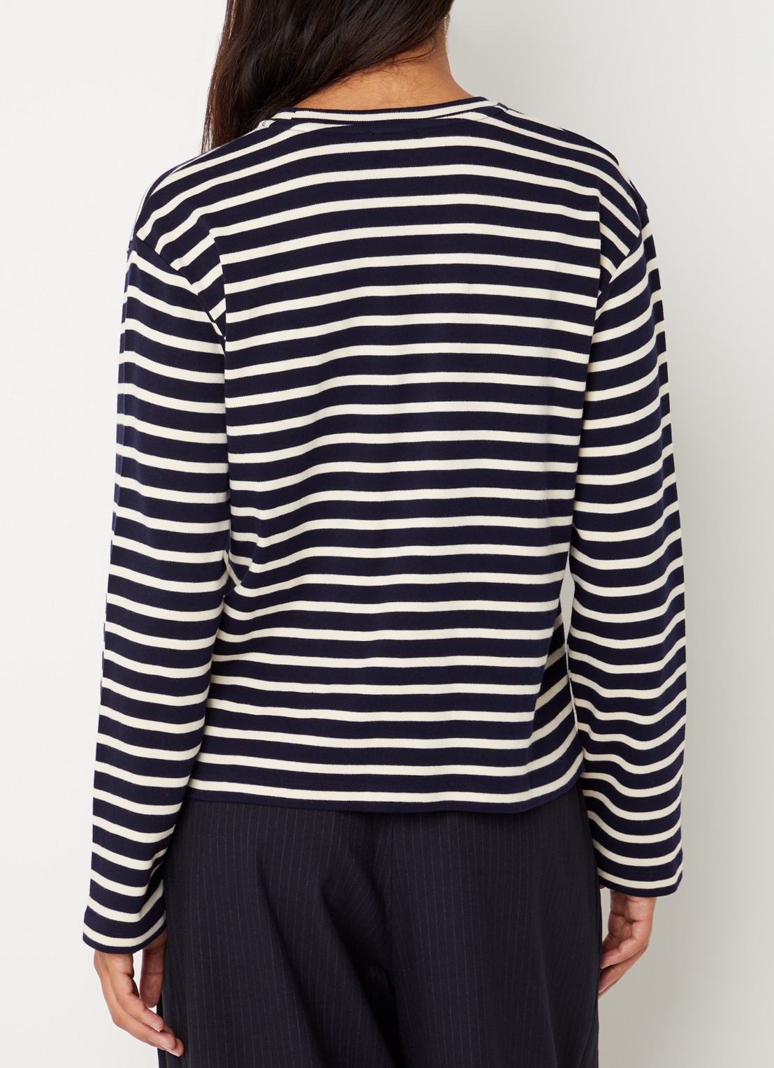 Boii Studios Nete longsleeve met print - achterkant 4 donkerblauw