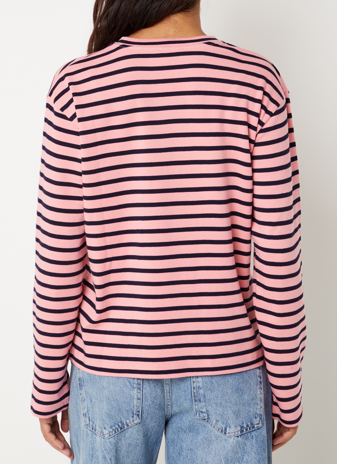 Boii Studios Nete longsleeve met print - achterkant 2 roze